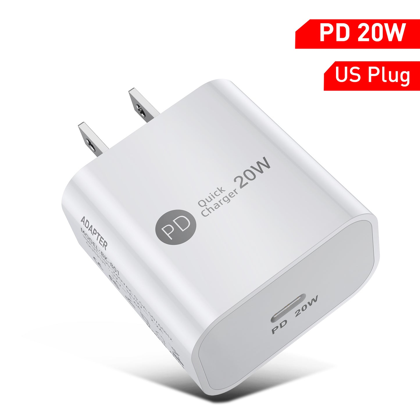 מטען לטלפון נייד PD20W 9V-2.2A ממשק Type-C 20W ראש טעינה מהירה