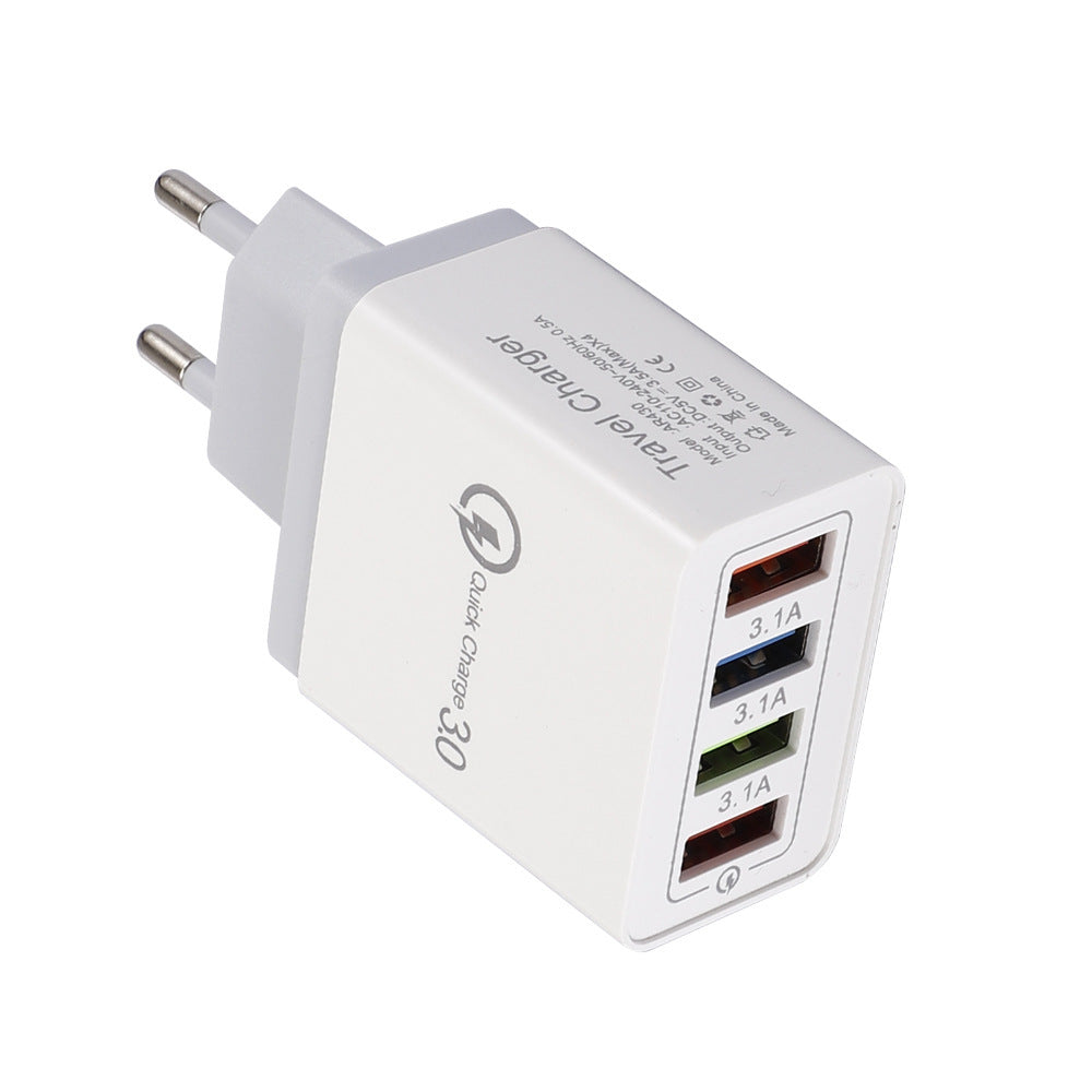 מטען USB מהיר טעינה 3.0 4 מתאם טלפון לטאבלט מטען קיר נייד מטען מהיר