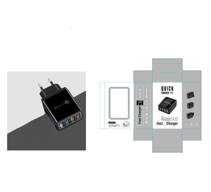 מטען USB מהיר טעינה 3.0 4 מתאם טלפון לטאבלט מטען קיר נייד מטען מהיר