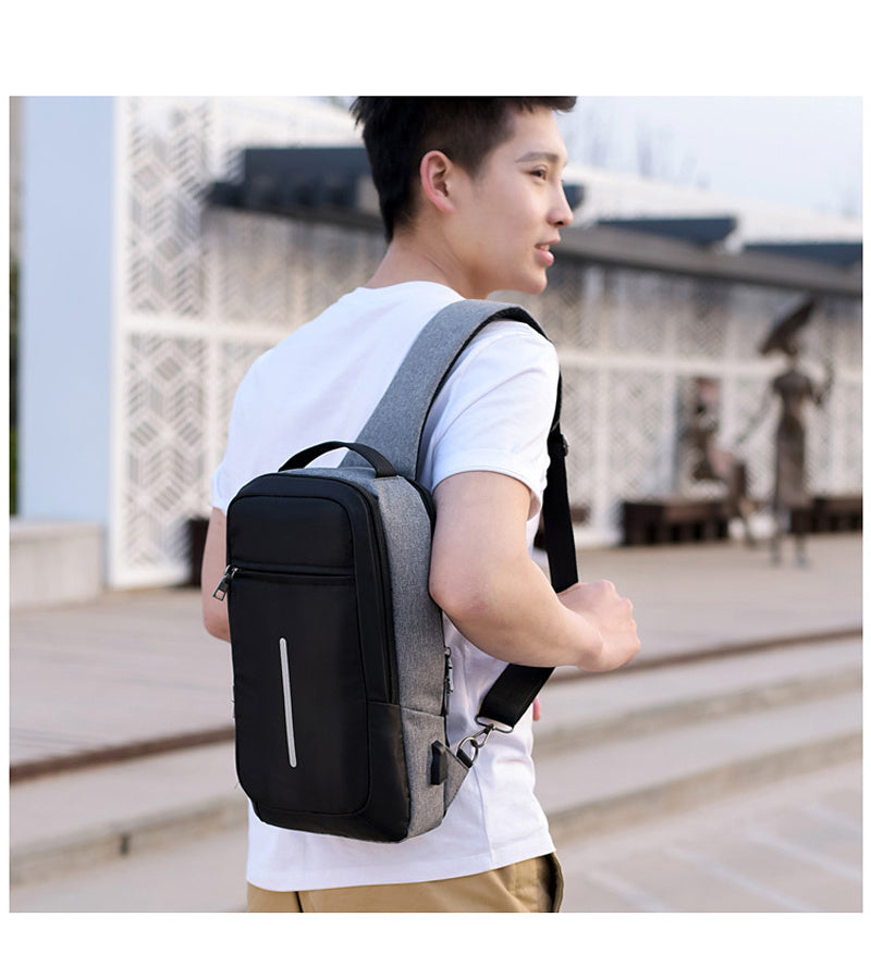 Anti-theft USB Charging Chest Bag
