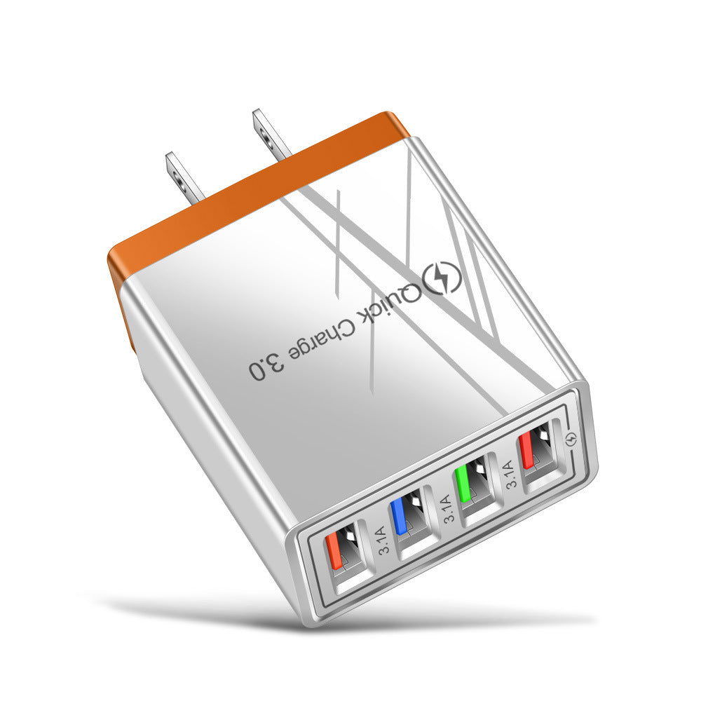 מטען USB מהיר טעינה 3.0 4 מתאם טלפון לטאבלט מטען קיר נייד מטען מהיר