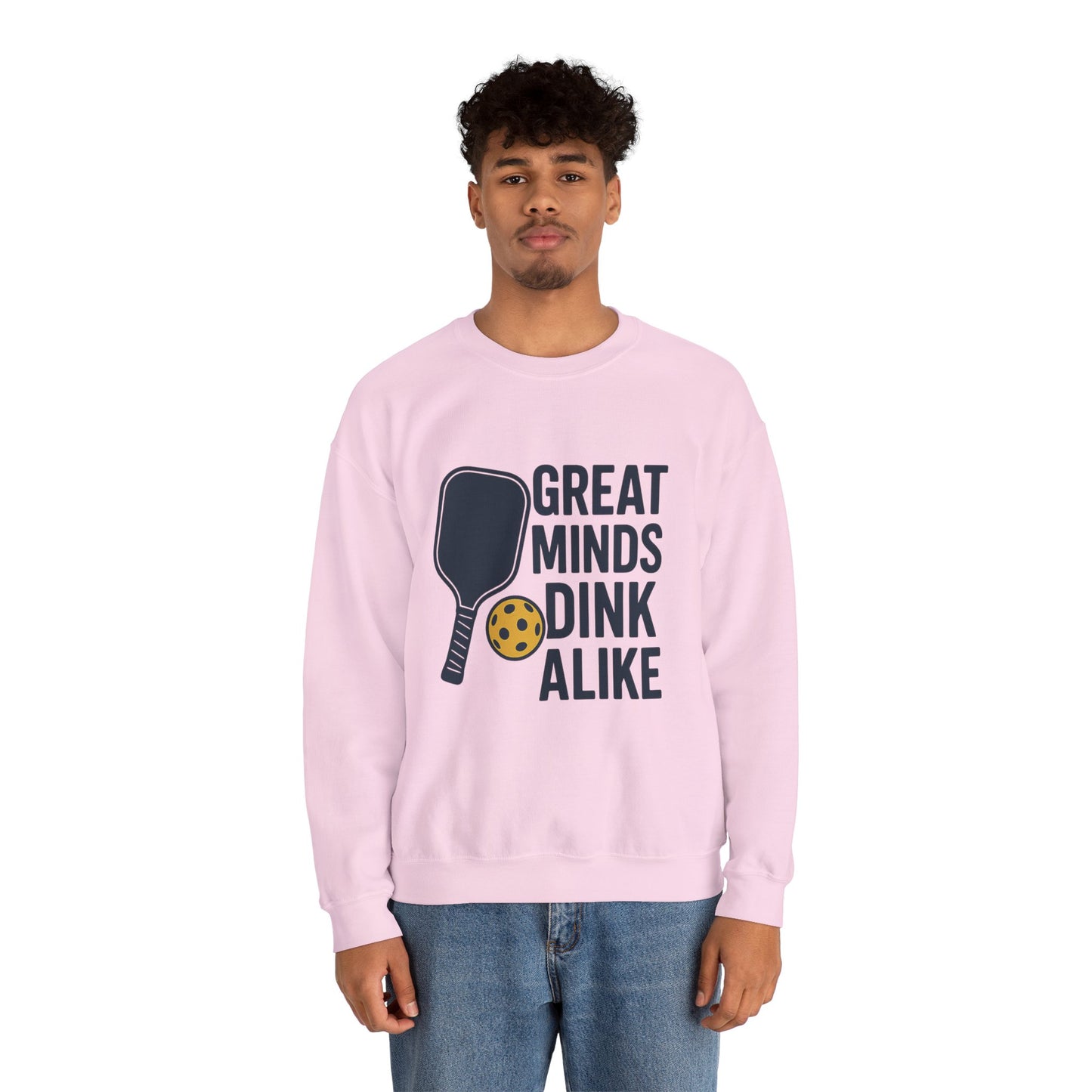 "Great Minds Dink Alike" Unisex Crewneck Sweatshirt