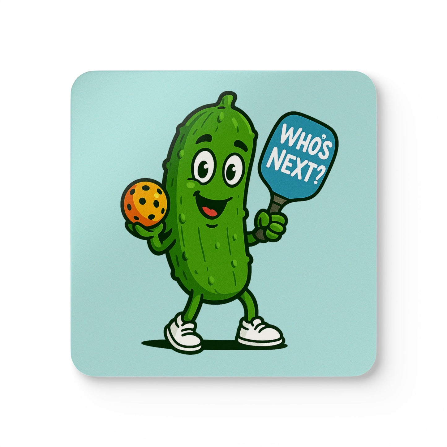"Who's Next" Pickleball Coaster Set