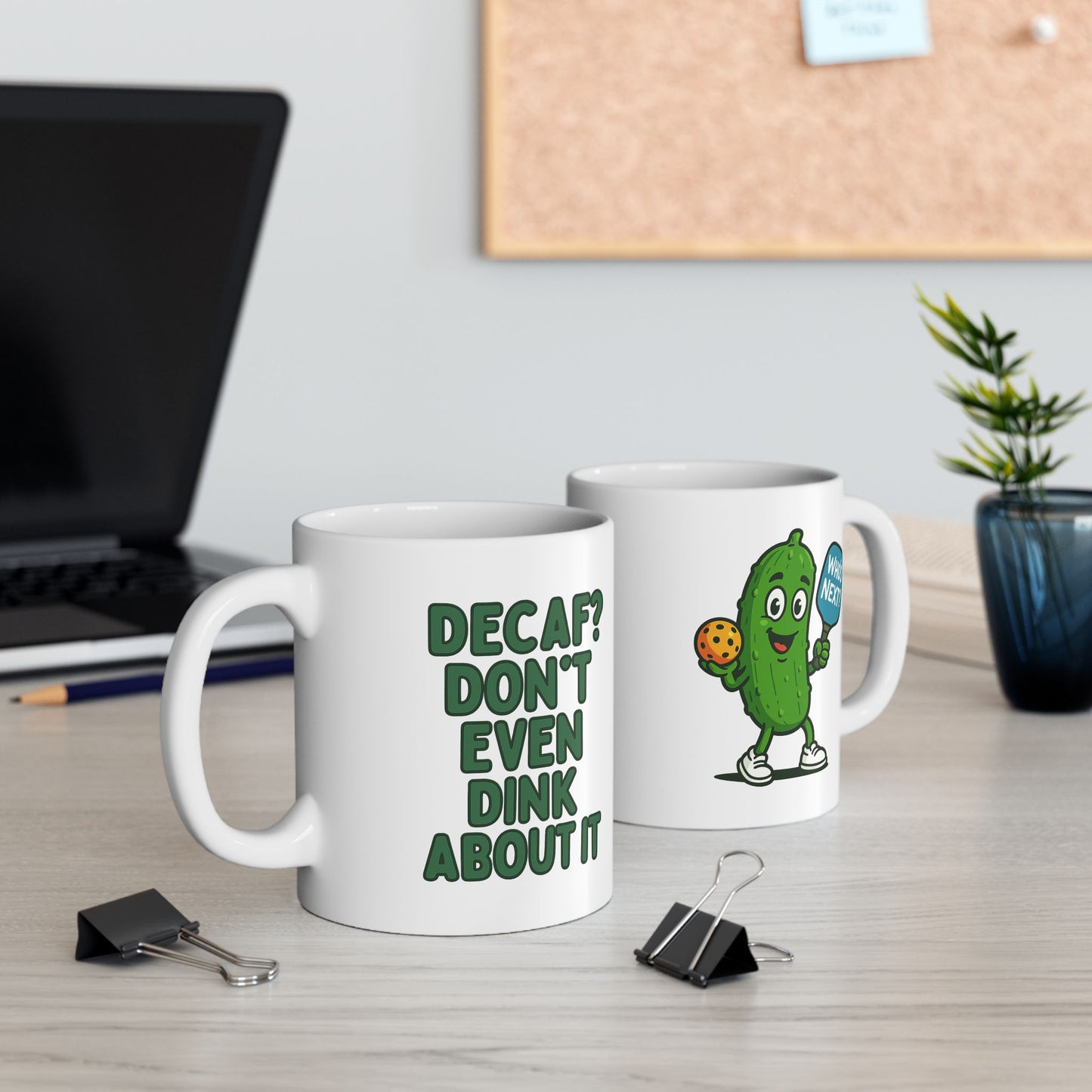 "Who's Next?" Pickleball Coffee Mug