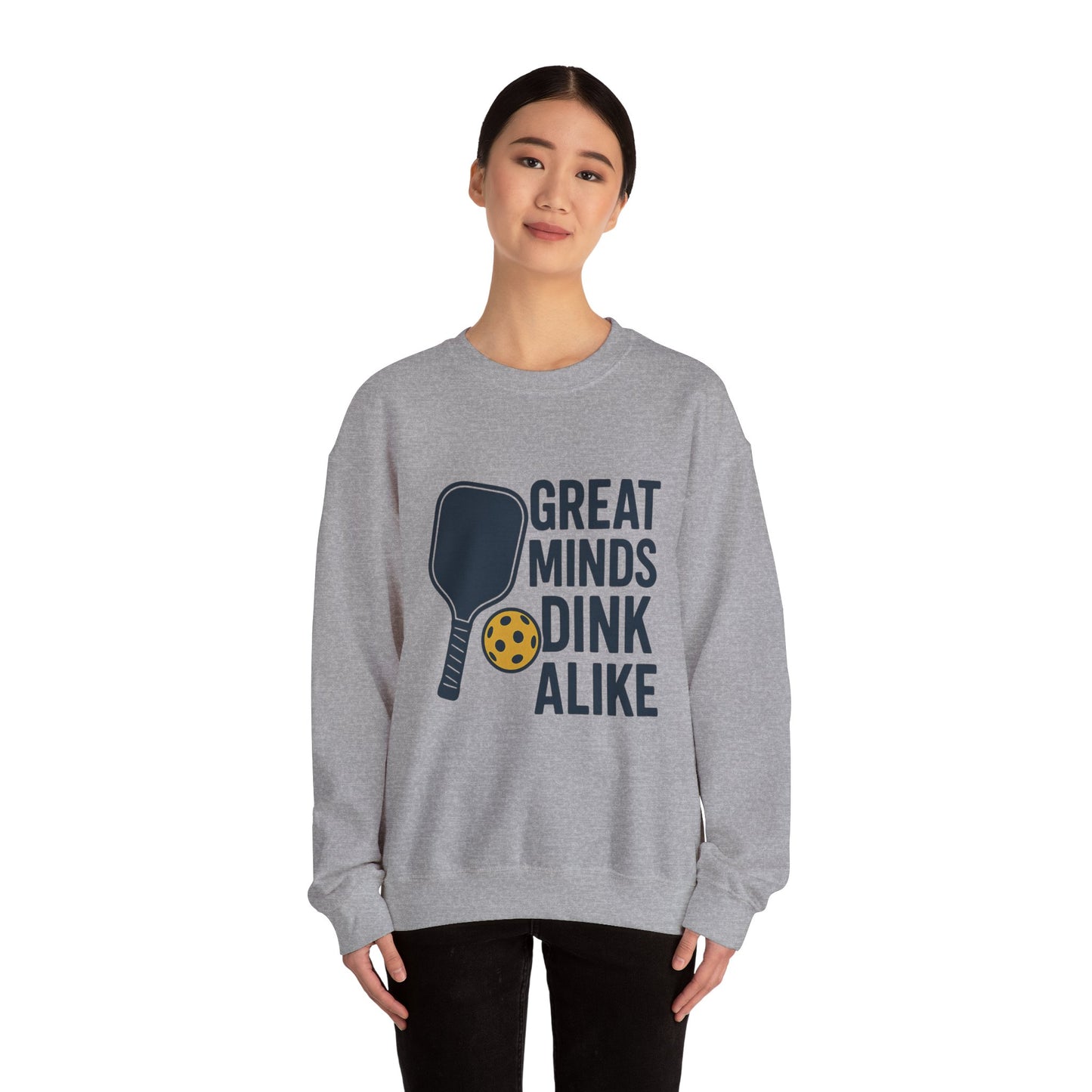 "Great Minds Dink Alike" Unisex Crewneck Sweatshirt