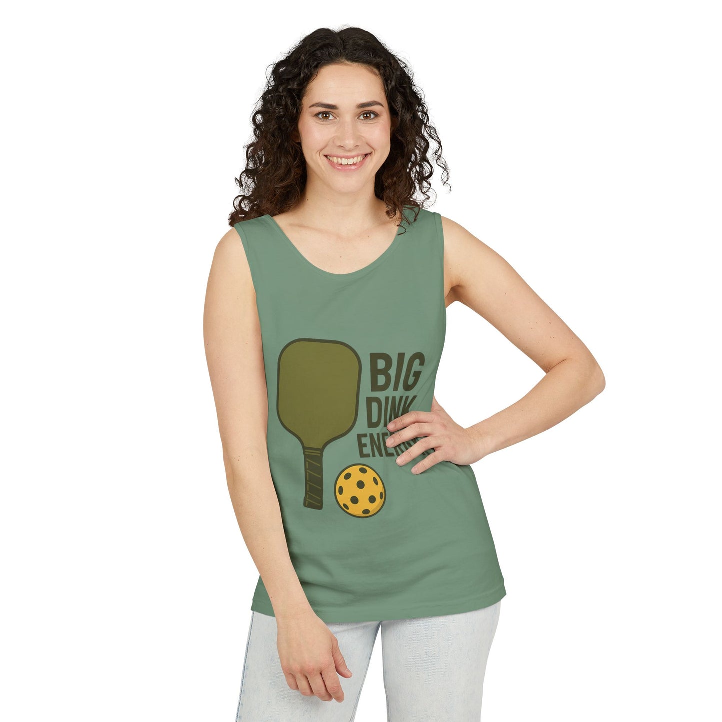 "Big Dink Energy" Unisex Garment-Dyed Tank Top