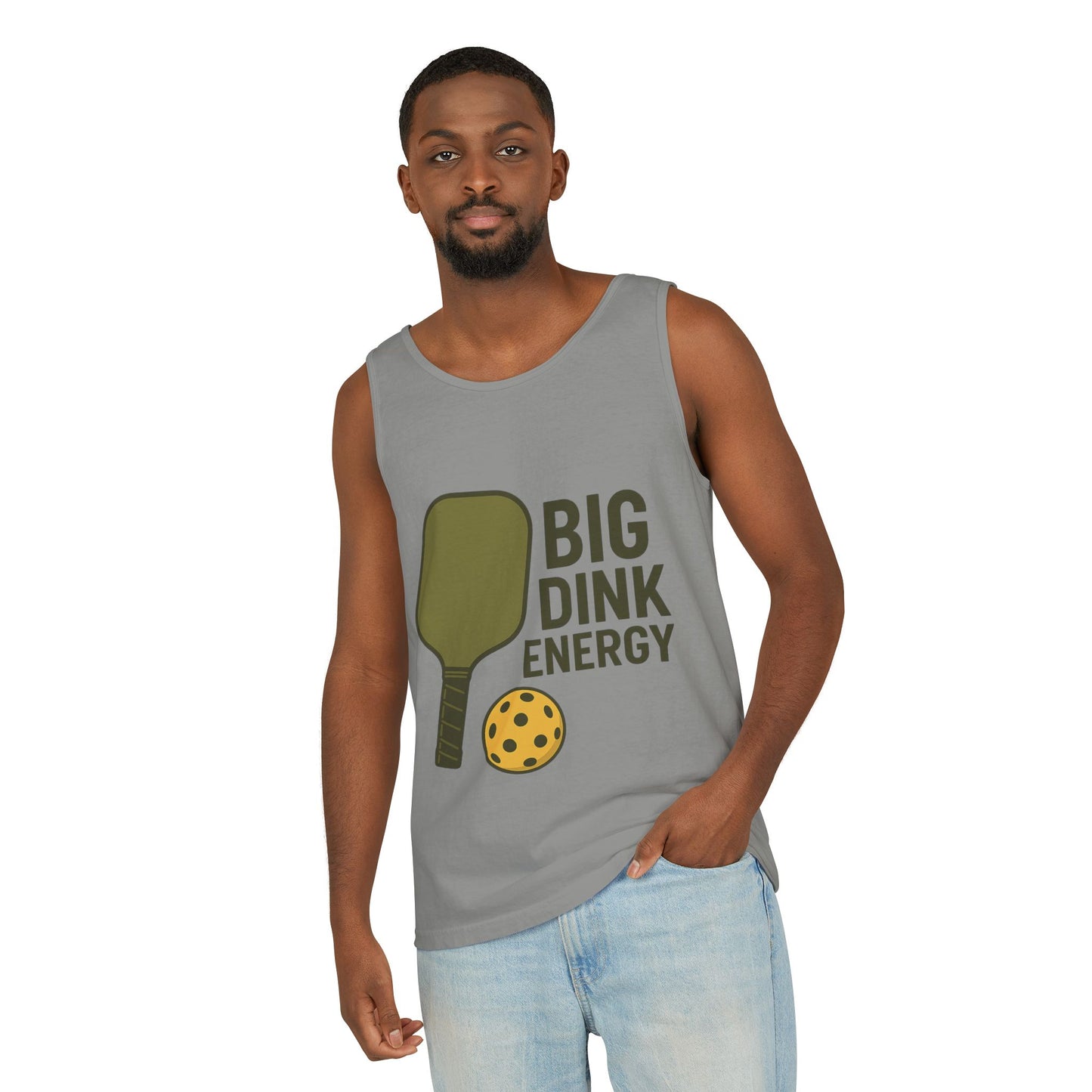 "Big Dink Energy" Unisex Garment-Dyed Tank Top