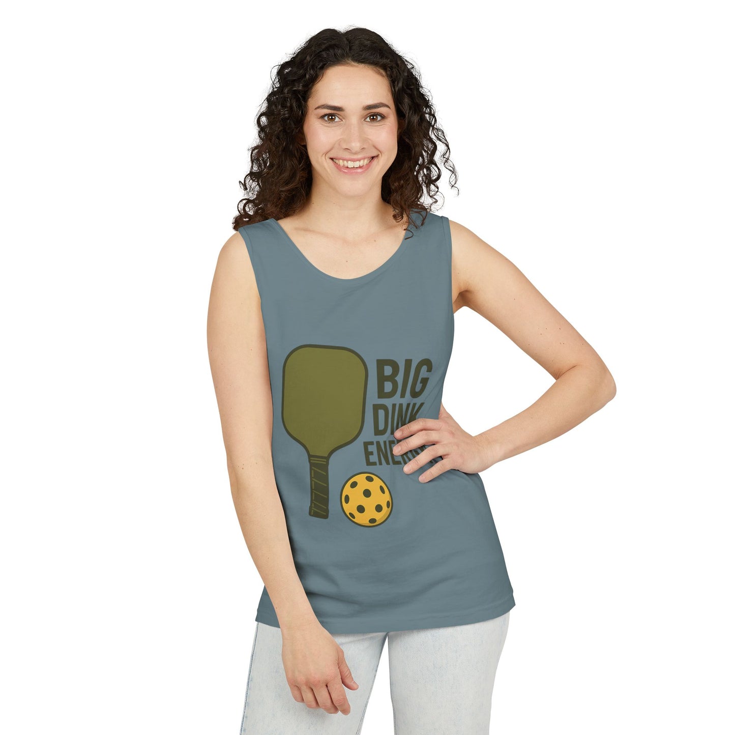 "Big Dink Energy" Unisex Garment-Dyed Tank Top