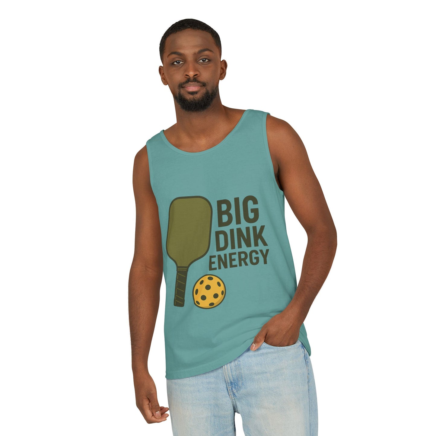 "Big Dink Energy" Unisex Garment-Dyed Tank Top
