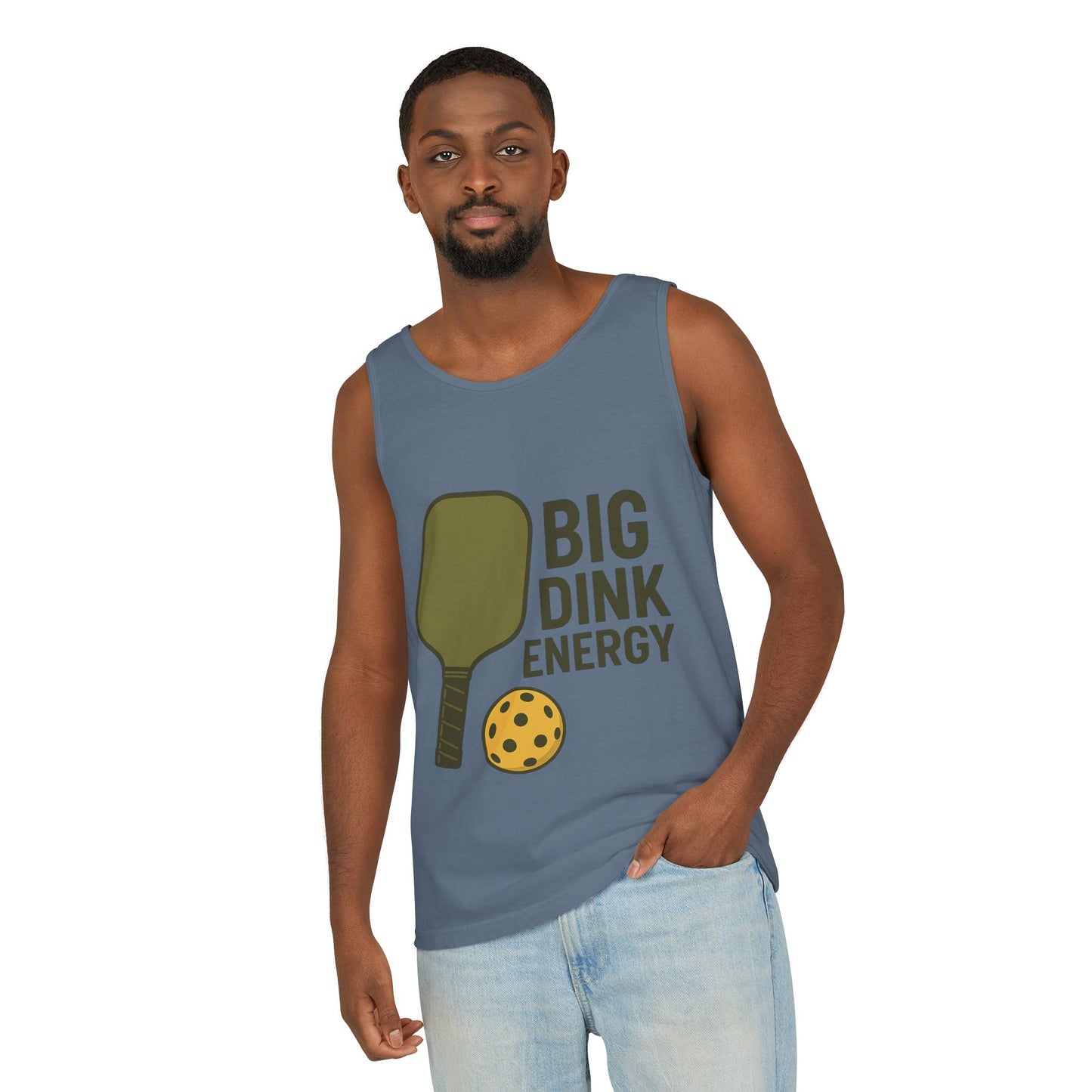 "Big Dink Energy" Unisex Garment-Dyed Tank Top