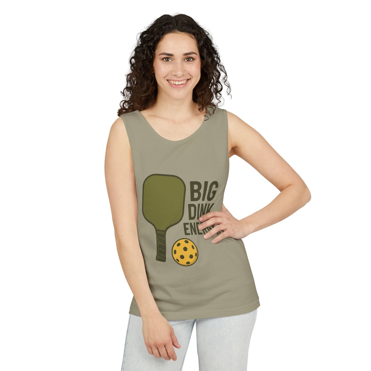 "Big Dink Energy" Unisex Garment-Dyed Tank Top