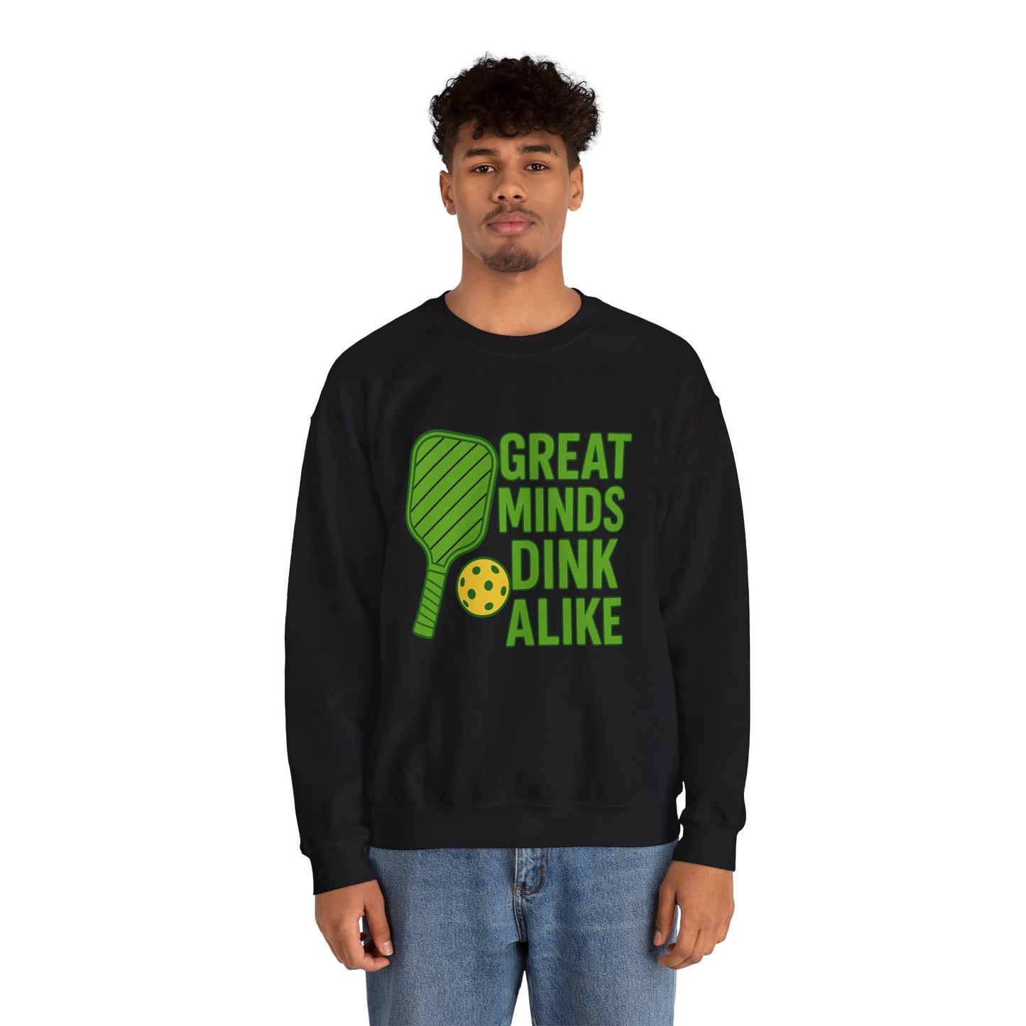 "Great Minds Dink Alike" Unisex Crewneck Sweatshirt