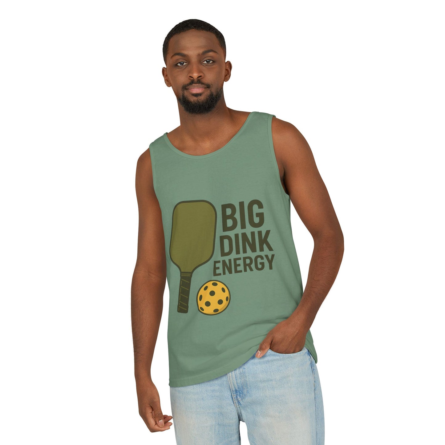 "Big Dink Energy" Unisex Garment-Dyed Tank Top