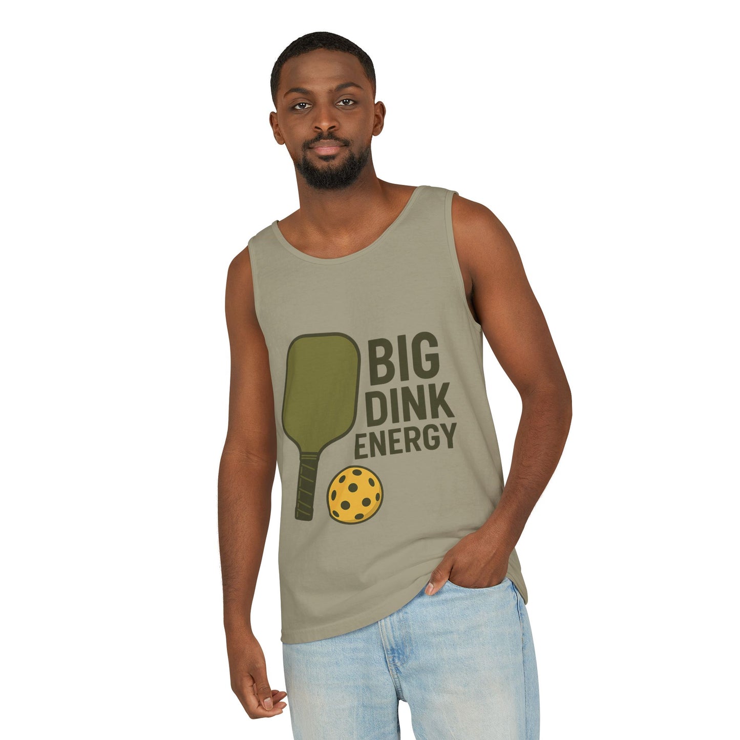 "Big Dink Energy" Unisex Garment-Dyed Tank Top