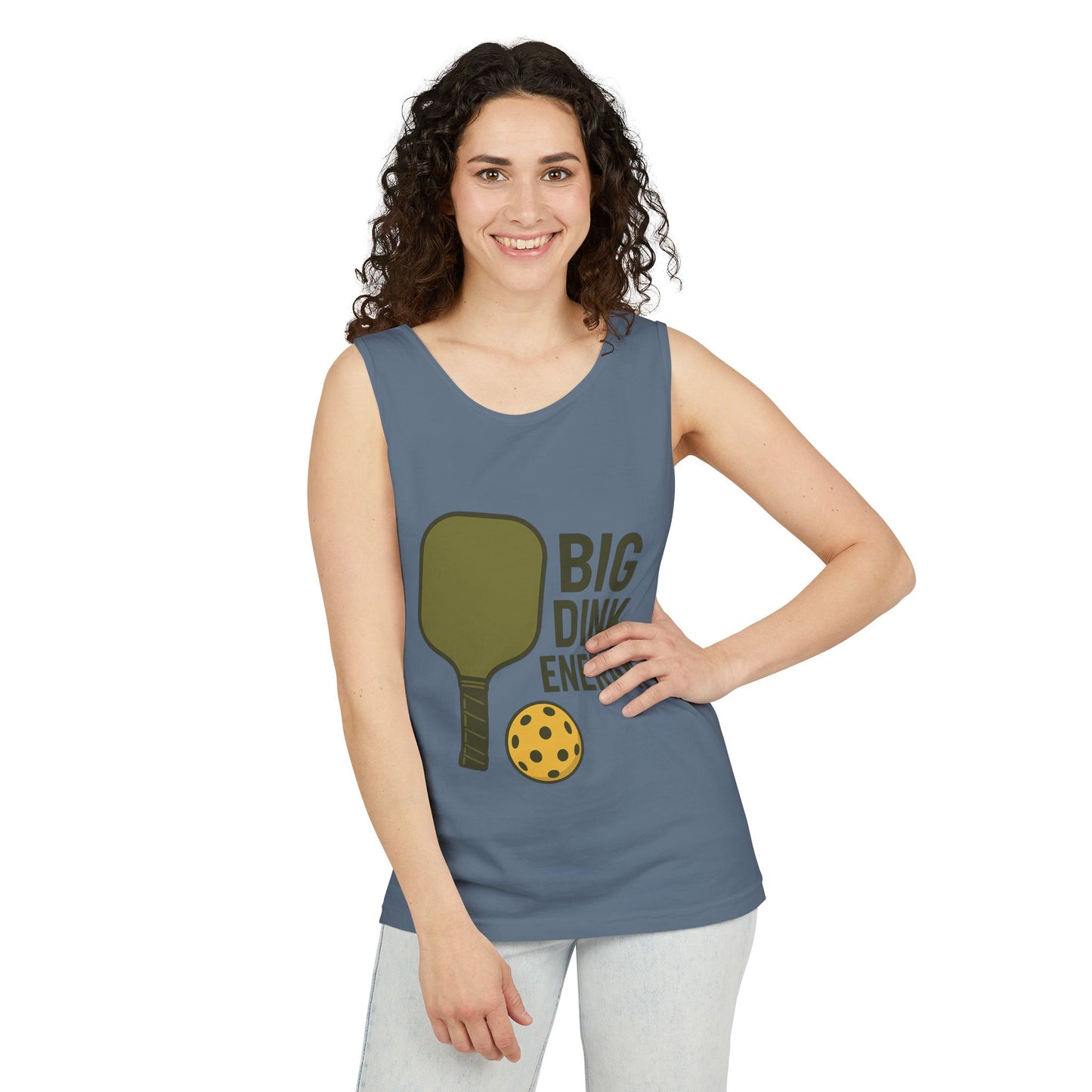 "Big Dink Energy" Unisex Garment-Dyed Tank Top