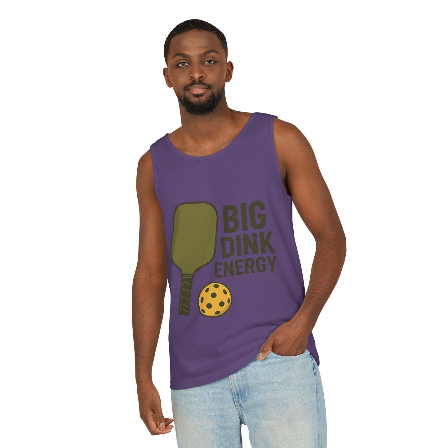 "Big Dink Energy" Unisex Garment-Dyed Tank Top