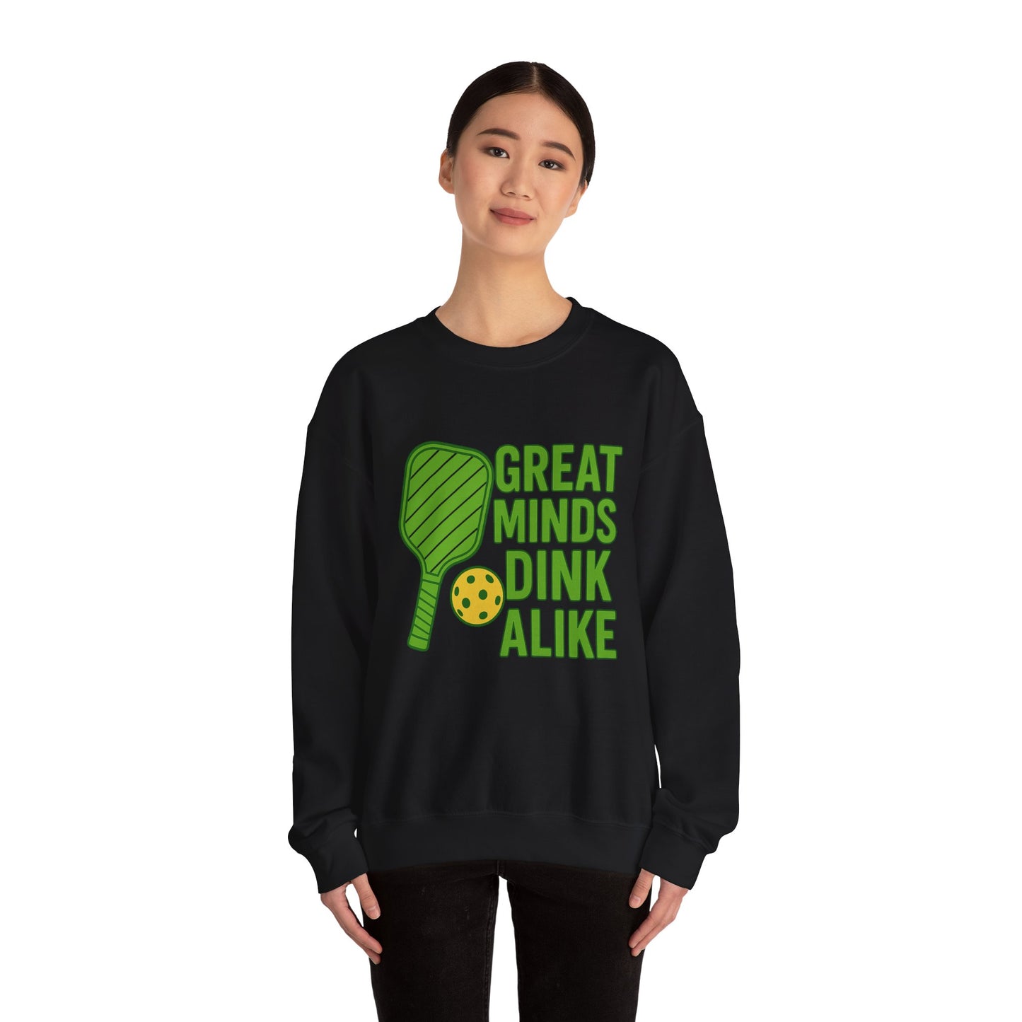 "Great Minds Dink Alike" Unisex Crewneck Sweatshirt