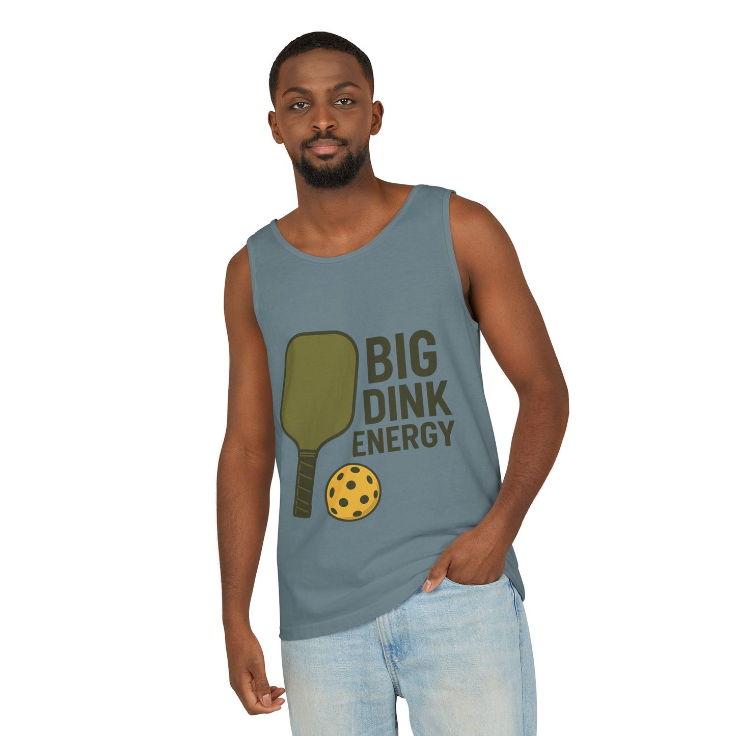 "Big Dink Energy" Unisex Garment-Dyed Tank Top