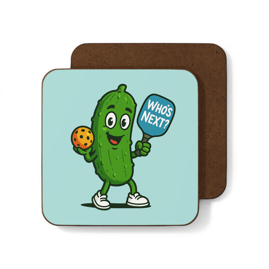 "Who's Next" Pickleball Coaster