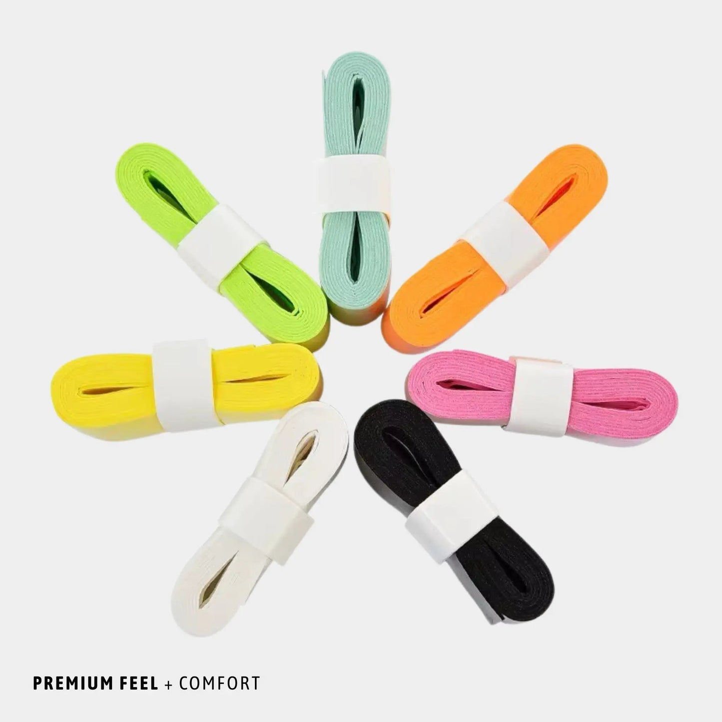 WrapGrip  Premium Pickleball Paddle Grip Overgrip Wrap 8-Pack Assorted Colors